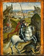 Rogier van der Weyden Saint George and the Dragon oil on canvas